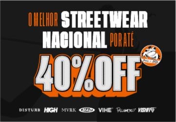 MELHOR DO STREETWEAR EM PROMOÇÃO