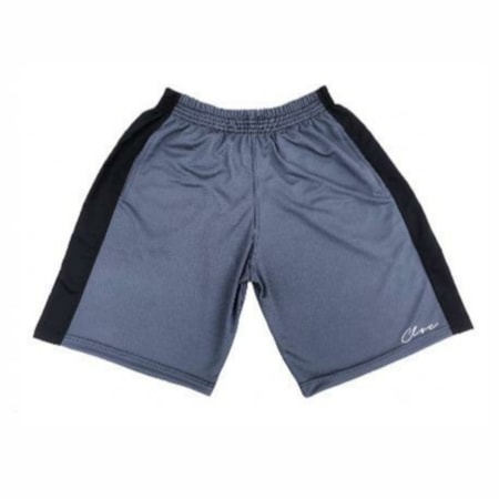 Bermuda Classic Dryfit Cinza Preto