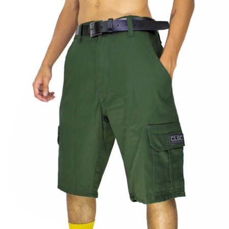 Bermuda Classic Sarja Cargo Verde Militar