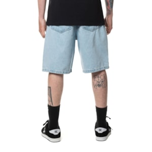 Bermuda Dc Shoes Jeans Worker Baggy Blue Azul Claro 