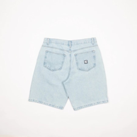 Bermuda Dc Shoes Jeans Worker Baggy Blue Azul Claro 