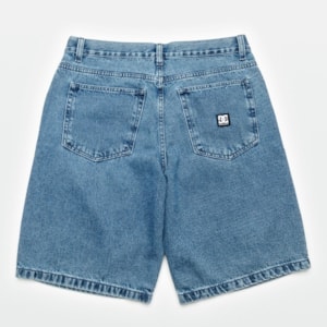 Bermuda Dc Shoes Jeans Worker Baggy Short Azul Escuro