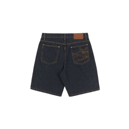 Bermuda Disturb Jeans Blackzone Denim Shorts In Black 