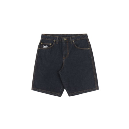 Bermuda Disturb Jeans Blackzone Denim Shorts In Black 