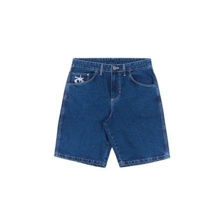 Bermuda Disturb Jeans Blackzone Denim Shorts In Blue