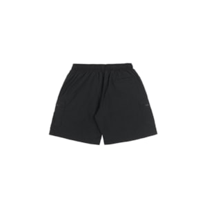 Bermuda Disturb Plain Cargo Nylon Shorts In Black