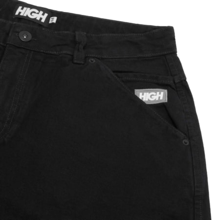 Bermuda High Company Jeans Carpenter Think Black