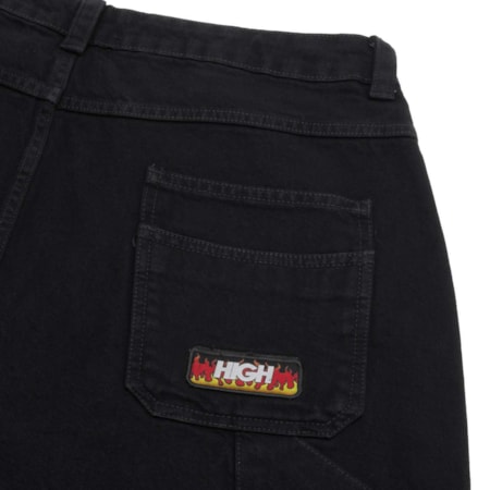 Bermuda High Company Jeans Carpenter Think Black