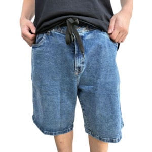 Bermuda Lrg Walk Lifted Blue Denin 