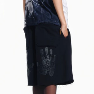 Bermuda Mad Enlatados Moletom Double Hand Bermuda Mad Enlatados Moletom Double Hand