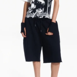 Bermuda Mad Enlatados Moletom Double Hand