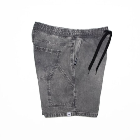Bermurda Lrg Walk Jeans Bad  Gray Denin