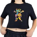 Blusinha Cropped Grizzly Fungy Og Bear Black V21GRC17
