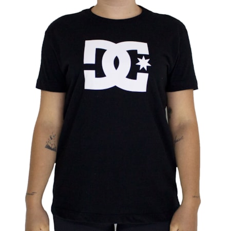 Blusinha Dc Shoes Star Preto