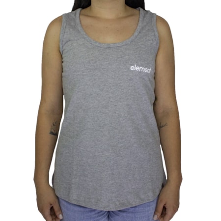 Blusinha Element Feminina Basic Cinza