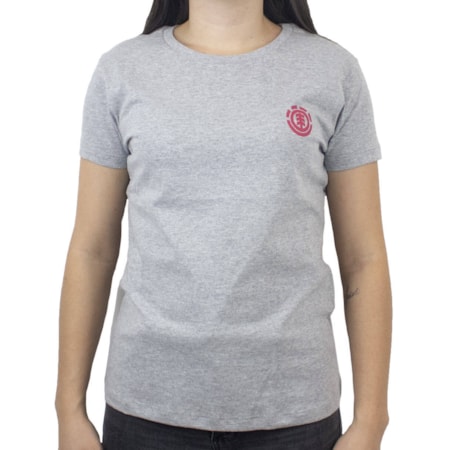 Blusinha Element Minimal Logo Cinza