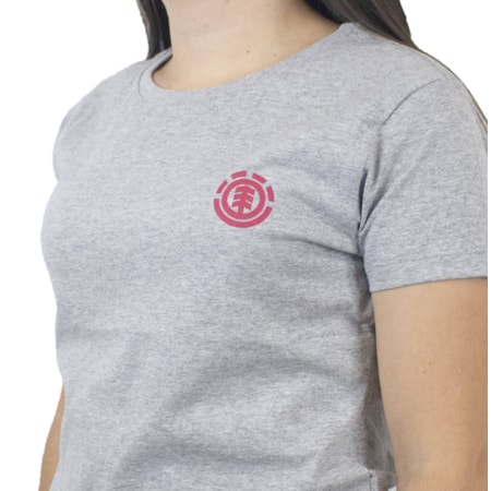 Blusinha Element Minimal Logo Cinza