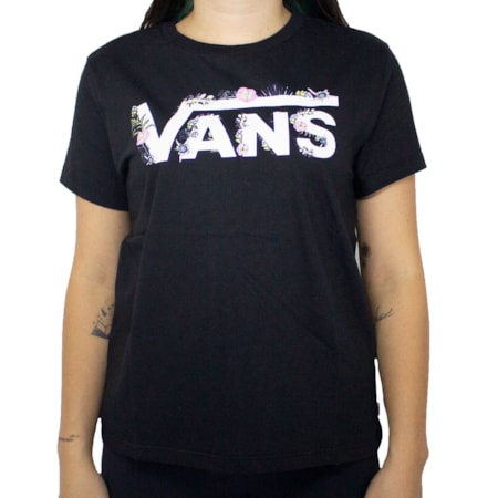 Blusinha Vans Blozzom Crew Black VN0A53QDBLK