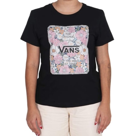 Blusinha Vans Floral Jewel Box Preto VN0ALD3BLK