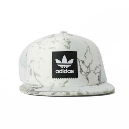 Bone Adidas Trucker Marble Branco