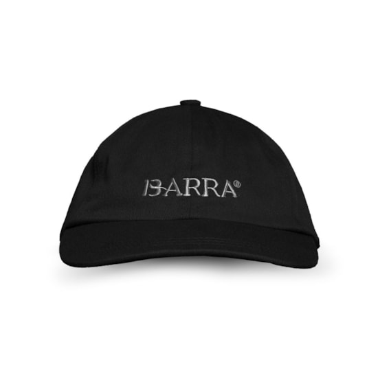 Boné Barra Crew 2 24 Six Panel Logo Preto