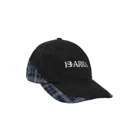Boné Barra Crew 2025  Dad Hat Barra Textura Preto