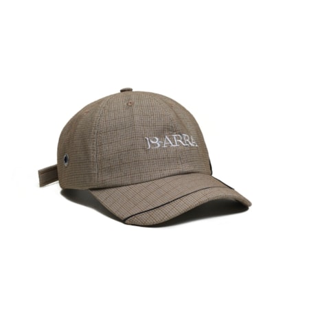Boné Barra Crew Dad Hat Barra Logo Xadrez