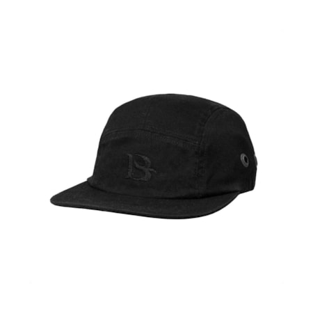 Boné Barra Crew Five Panel B Logo Preto