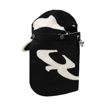 Boné Barra Crew Five Panel B Textura Preto