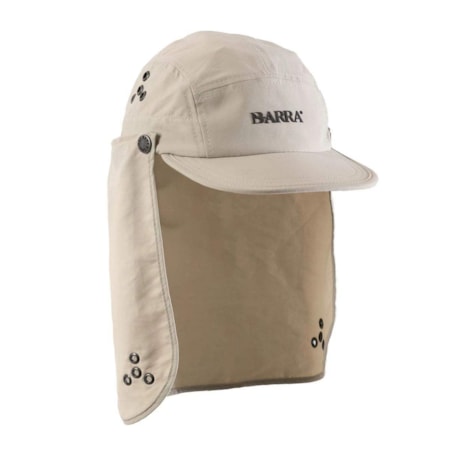 Boné Barra Crew Five Panel Barra Logo Bege