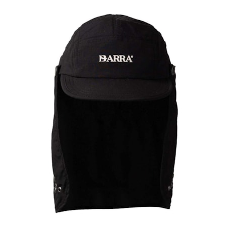 Boné Barra Crew Five Panel Barra Logo Preto