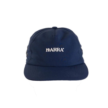 Boné Barra Crew Six Panel Barra Logo Azul