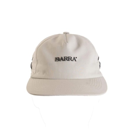 Boné Barra Crew Six Panel Barra Logo Bege