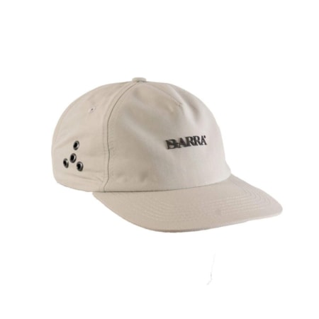 Boné Barra Crew Six Panel Barra Logo Bege