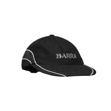 Boné Barra Crew Six Panel Barra Logo Preto