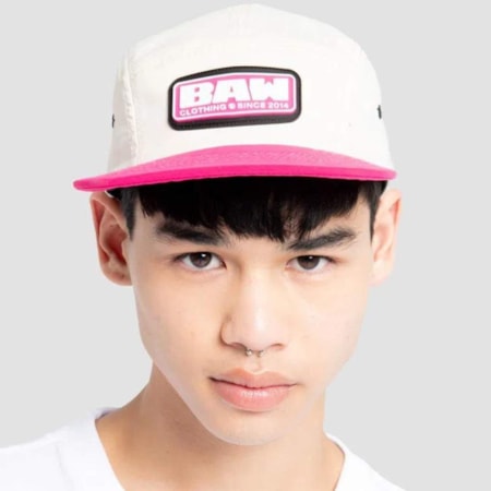 Boné Baw Clothing Five Panel Extra Bold Bege