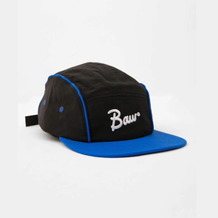 Boné Baw Clothing Five Panel line Preto Azul