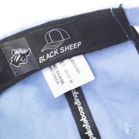 Bone Black Sheep Aba Curva Escrita Azul Royal