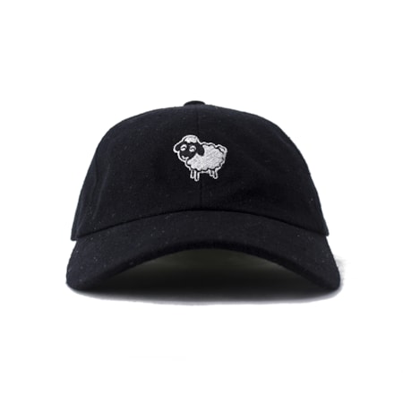 Bone Black Sheep Aba Curva Ovelha Preto