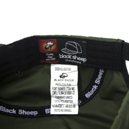 Bone Black Sheep Five Panel Verde Militar