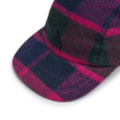 Boné Class 3 Panel Pipa Plaid Flanet Pink