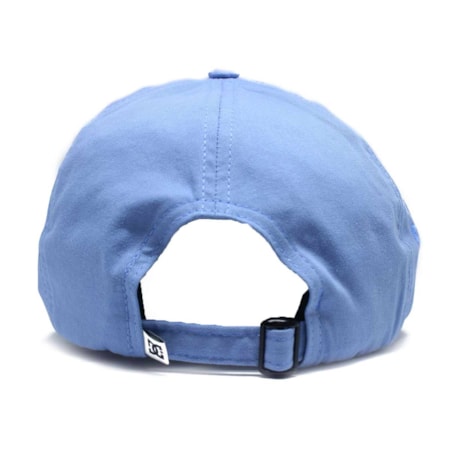 Boné Dc Shoes Aba Curva Dcshoesco Patch Azul Claro