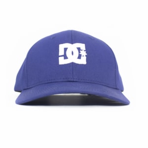 Bone Dc Shoes Cap Star 2 Aba Curva Azul Marinho