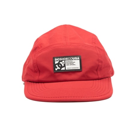 Boné Dc Shoes Five Panel  Athletic Skateboard Red