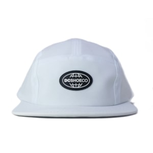 Boné Dc Shoes Five Panel Big Sign Branco