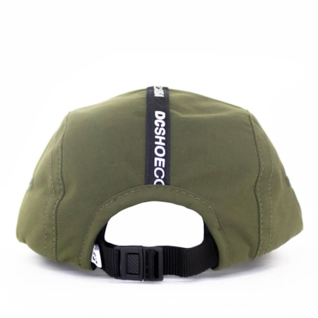 Boné Dc Shoes Five Panel Black Strap Verde