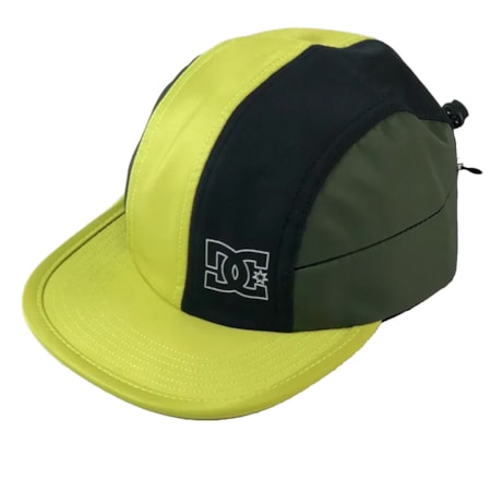 Boné Dc Shoes Five Panel Neon Amarelo