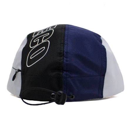 Boné Dc Shoes Five Panel Print Azul Cinza