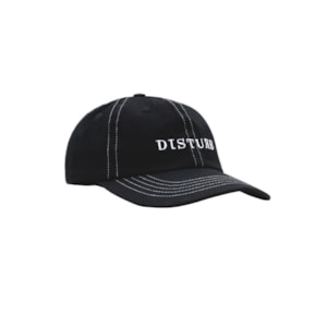 Boné Disturb Dad Hat 6 Panel Black 