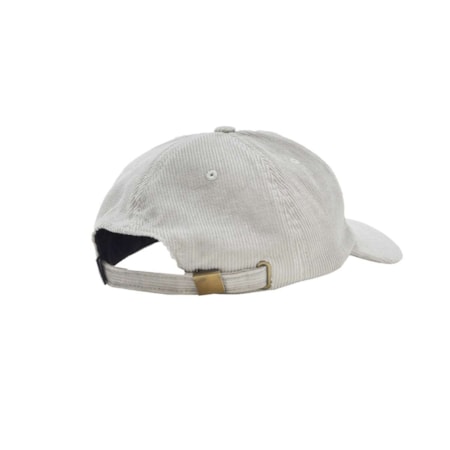 Boné Disturb Dad Hat Cursive Corduroy Silver